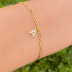 Gourmette initiale Vela