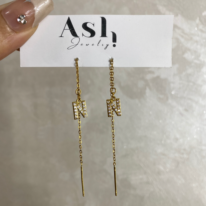 Boucles d'oreilles initiale-LOVELY