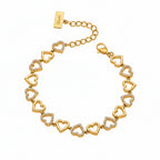 Bracelet Heart zircon
