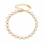 Bracelet Heart diamond