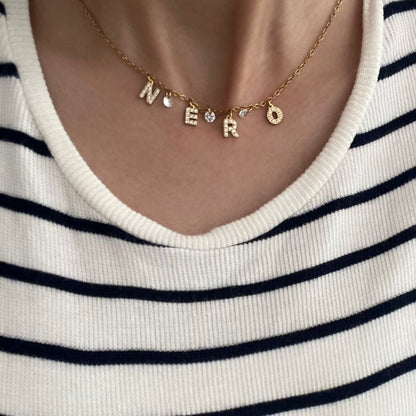 Collier prenom BLING-ZIRCON