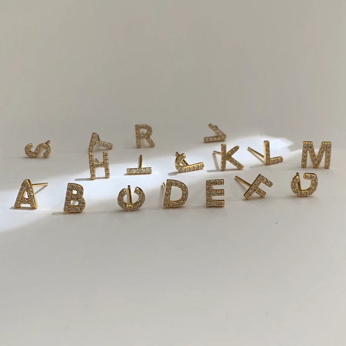 Boucles d'oreilles initiale-DENIZ