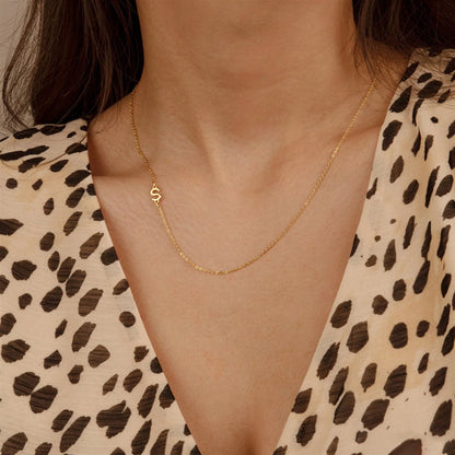 Collier initiale SIDELOVE