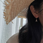 Boucles d'oreilles initiale-JULIA