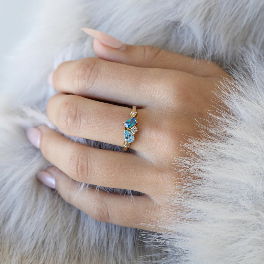 Bague Aqua Blue