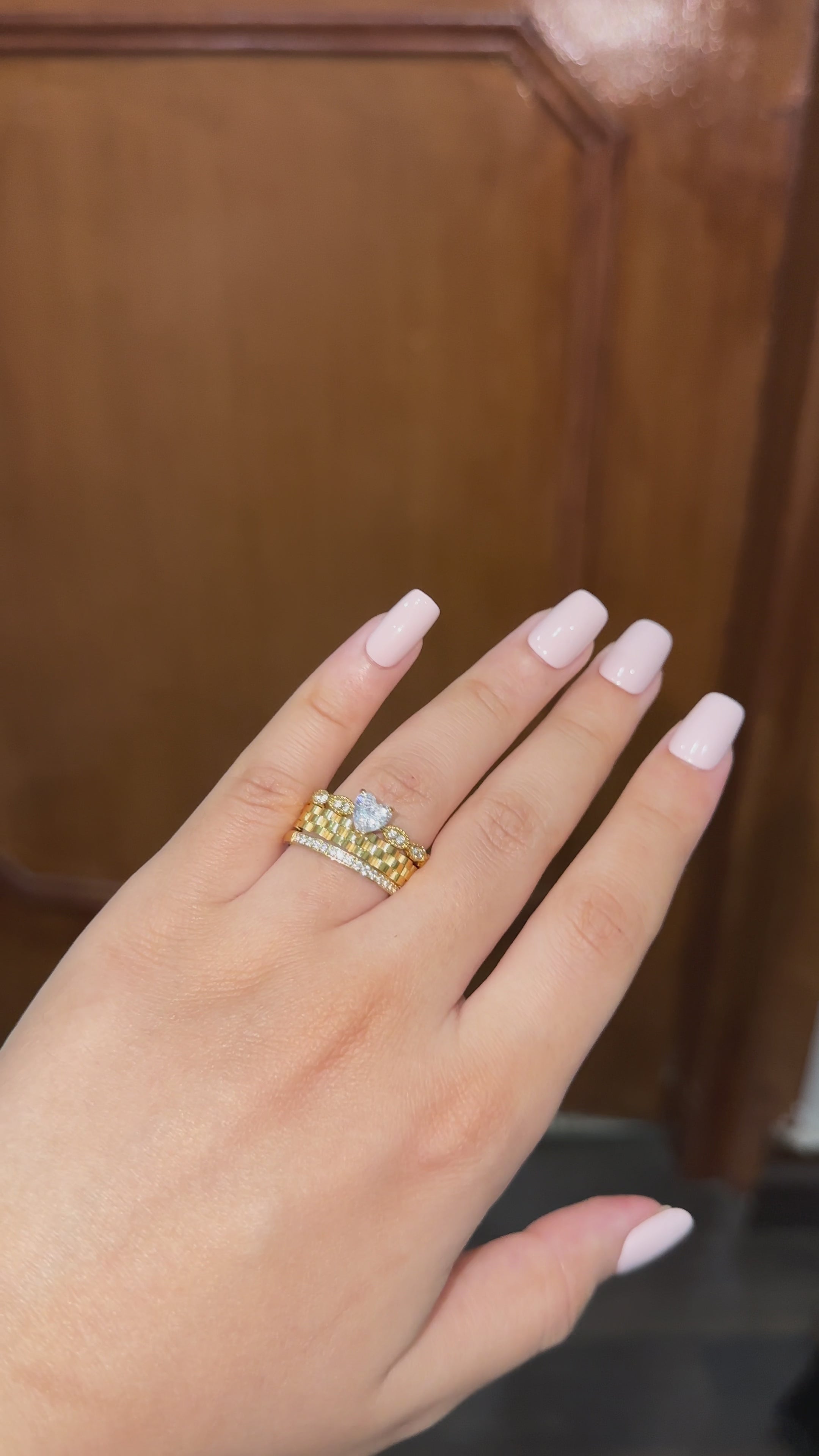 Bague Ensemble 3pieces LOVE