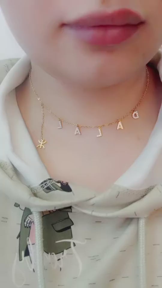 كولير برنس DELILA أمازيغي + ⵣ ( ZIRCON )